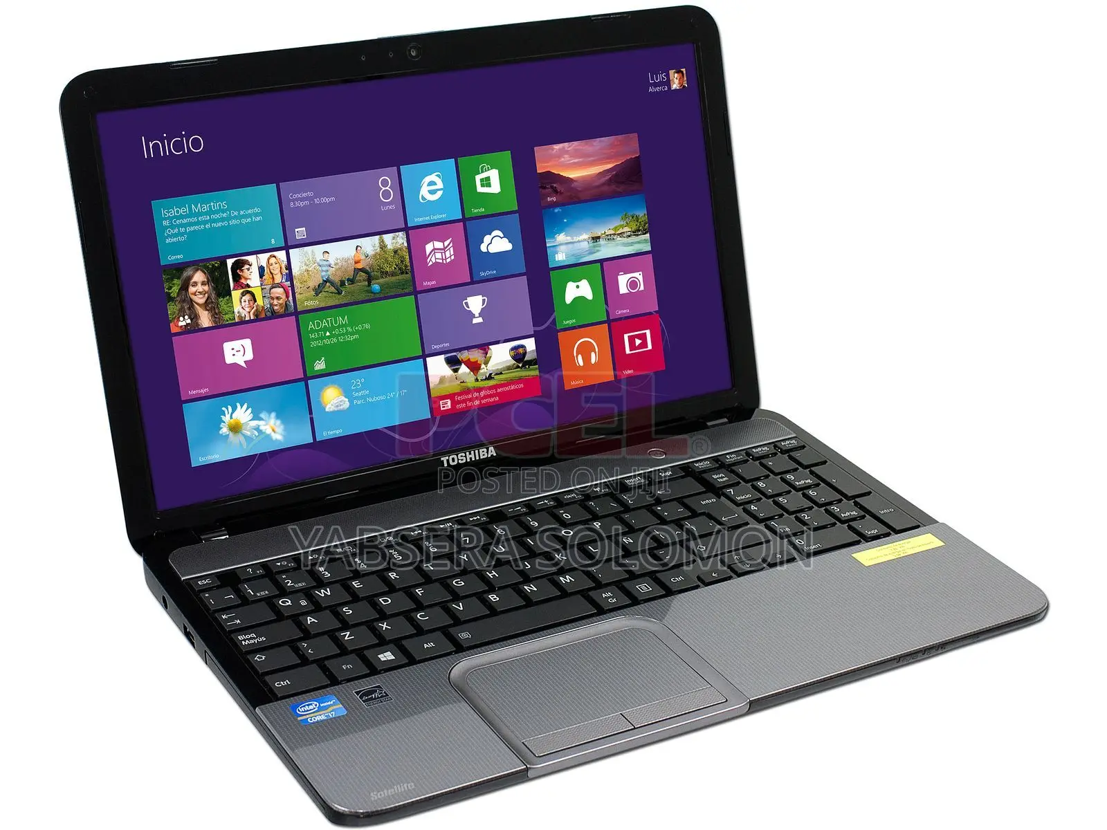 Laptop Toshiba Satellite C850 12GB Intel Core i5 HDD+SSD 1T
