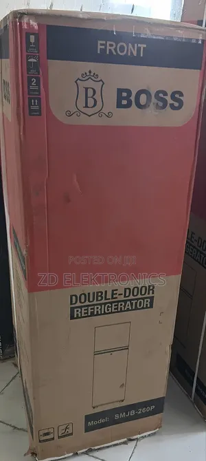 Boss Double Door Refrigator Modl 260