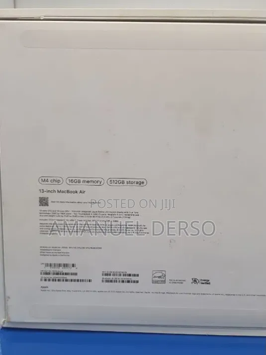 New Laptop Apple MacBook Air 2025 M4 16GB Apple M4 Pro SSD 512GB