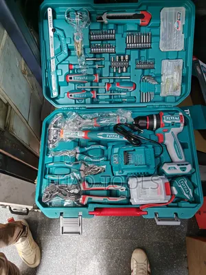 Total Toolbox 166pcs Cordless Drill