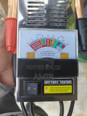 የመኪና ባትሪ ቴስተር 12/24v - Analog Heavy Duty Battery Load Tester