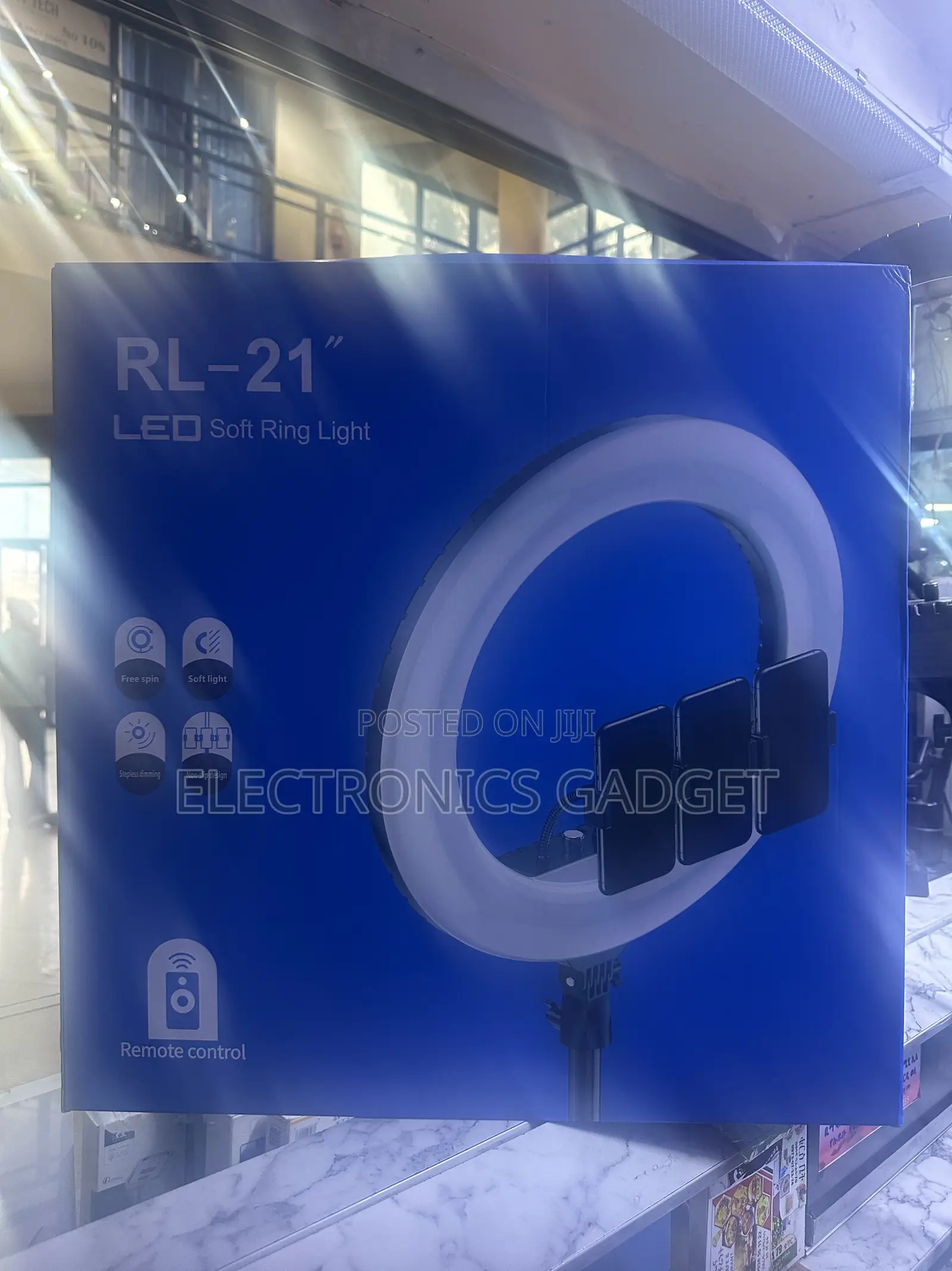 RL-21 LED Soft Ring Light With Remote Control