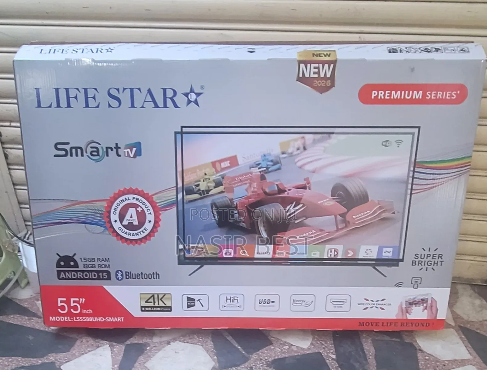Life Star 55 Inch Smart Android 16 New 2026 TV
