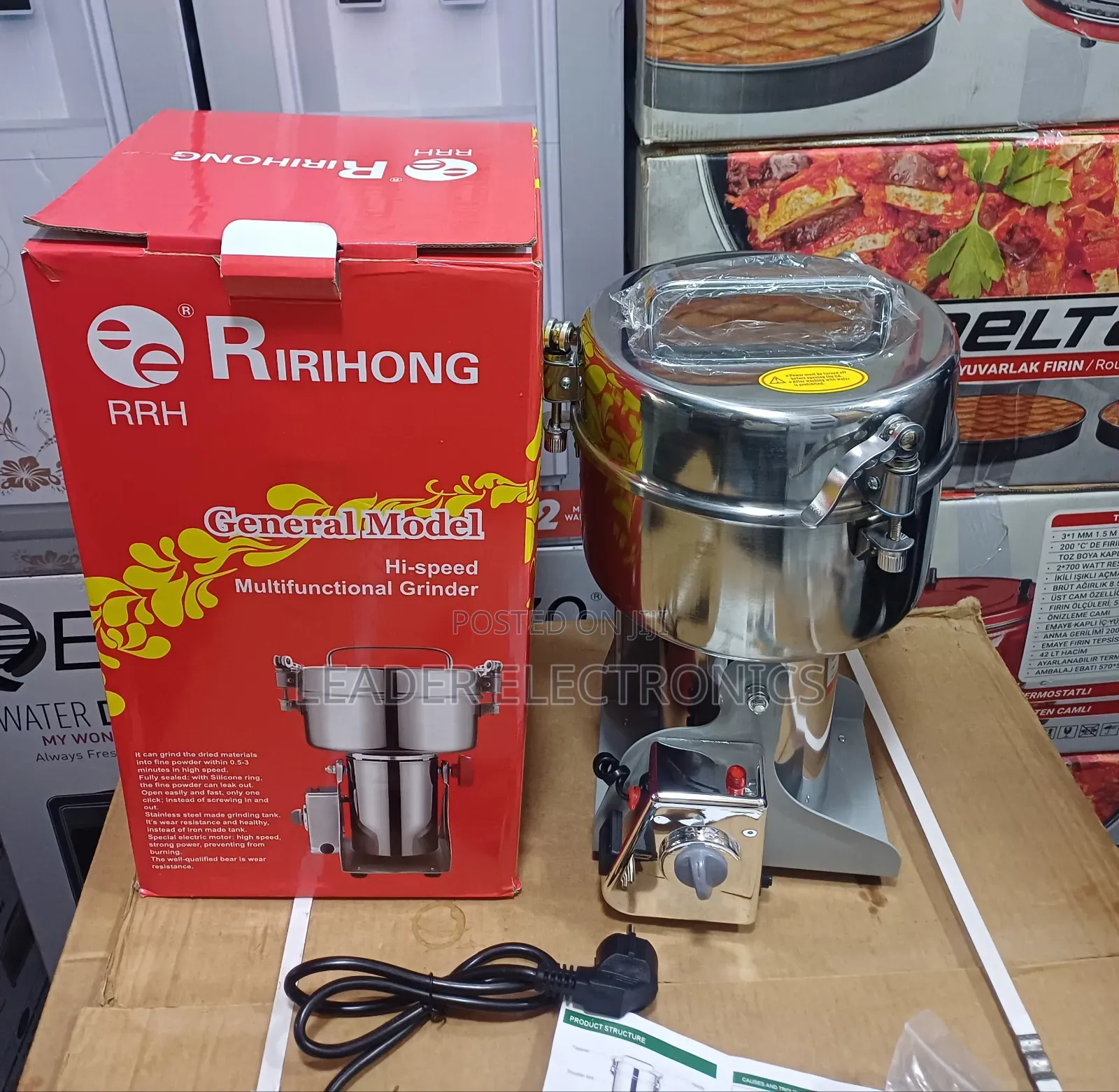 Ririhong 2500G High-Speed Multifunctional Coffee Grinder