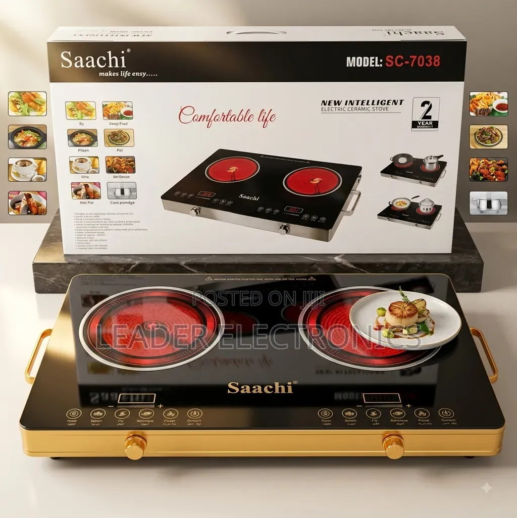 Saachi Digital Touch Stove – Modern, Powerful Easy-to-Use