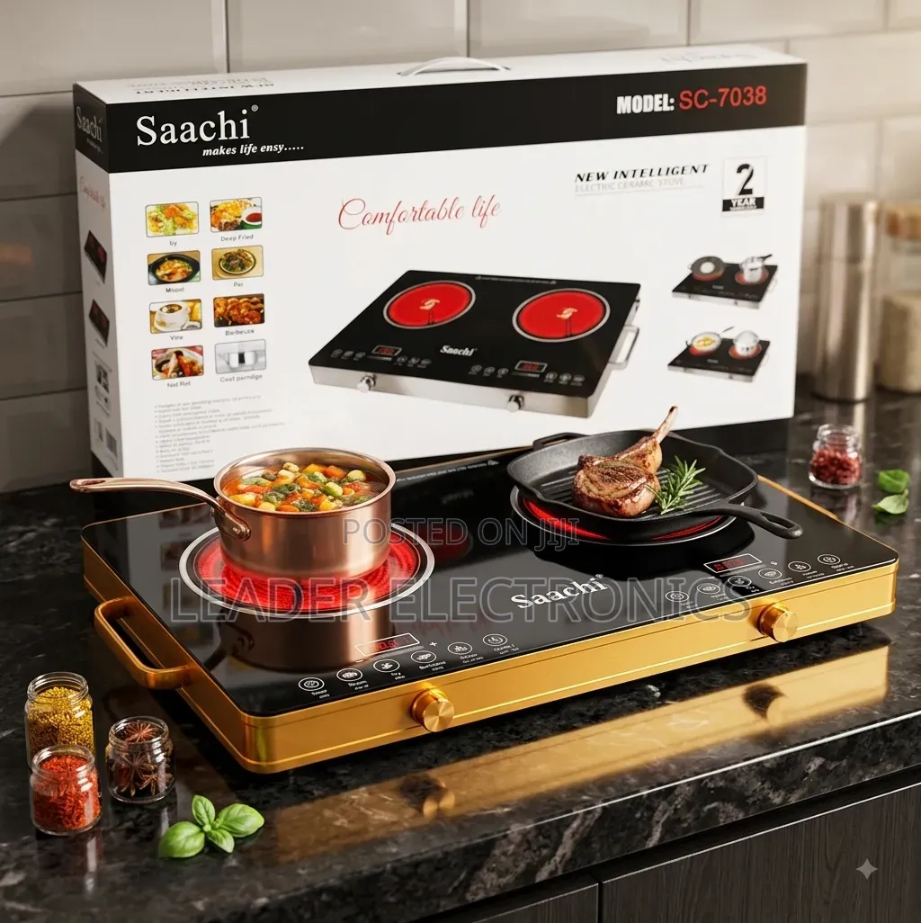 Saachi Digital Touch Stove – Modern, Powerful Easy-to-Use