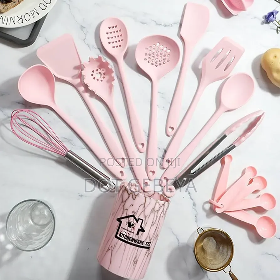  12/18 PCS Silicone Kitchen Utensil Set 
