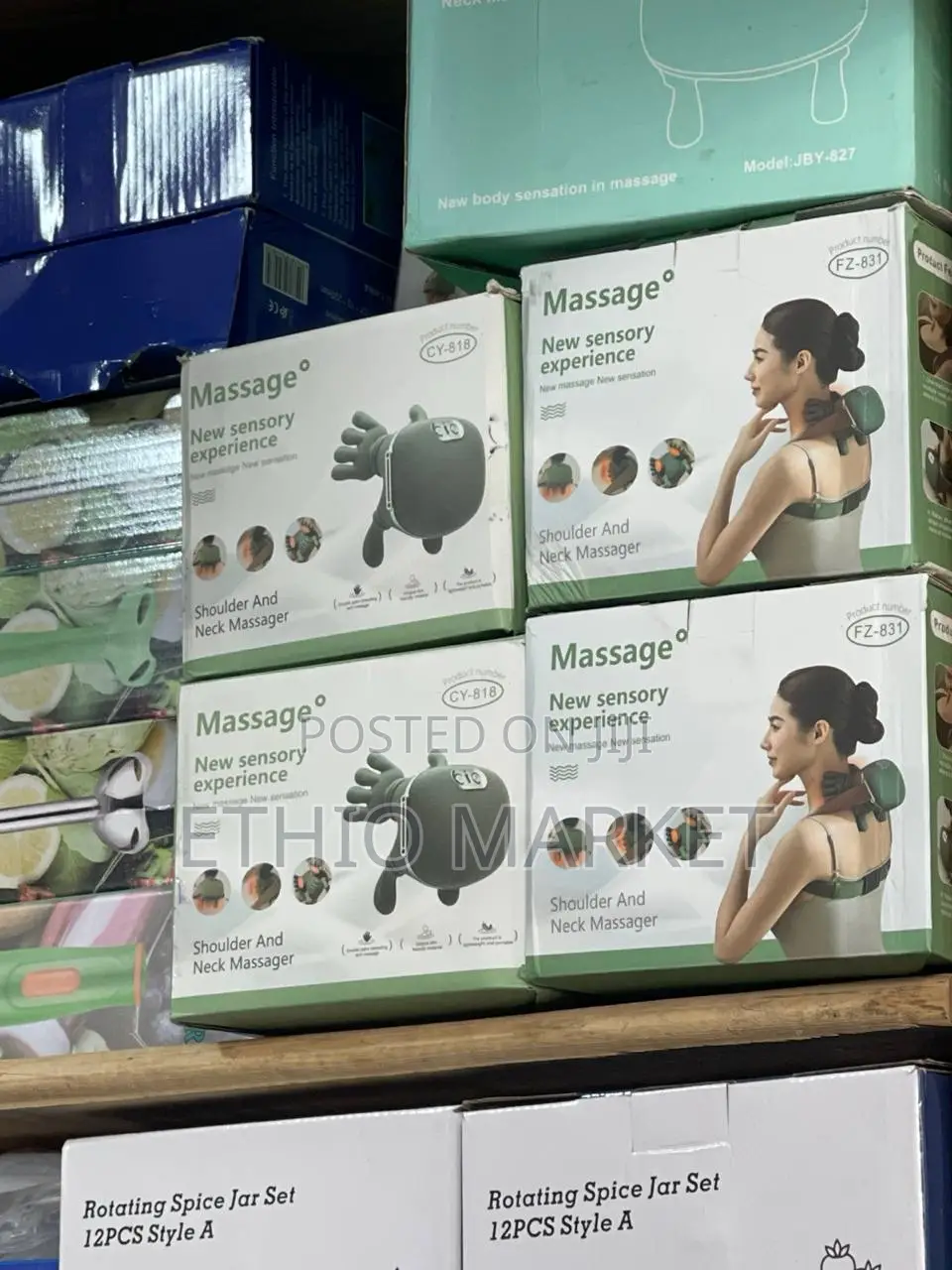 Wearable Electric Shoulder and Neck Massagers