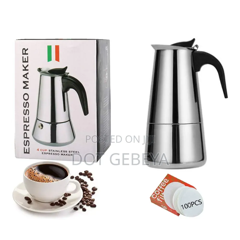 Classic Italian-Style Espresso Maker – Moka Pot