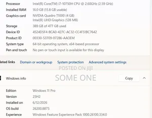 New Laptop Lenovo ThinkPad X1 Carbon 16GB Intel Core i7 SSD 512GB