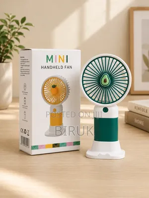 Mini Handheld Fan ተንቀሳቃሽ የእጅ ማራገቢያ