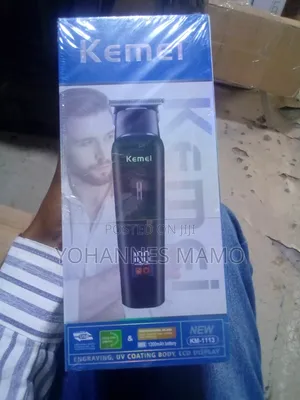 Kemel KM-1113 – Premium Electric Shaver | 1200mAh Battery, LCD Displiy