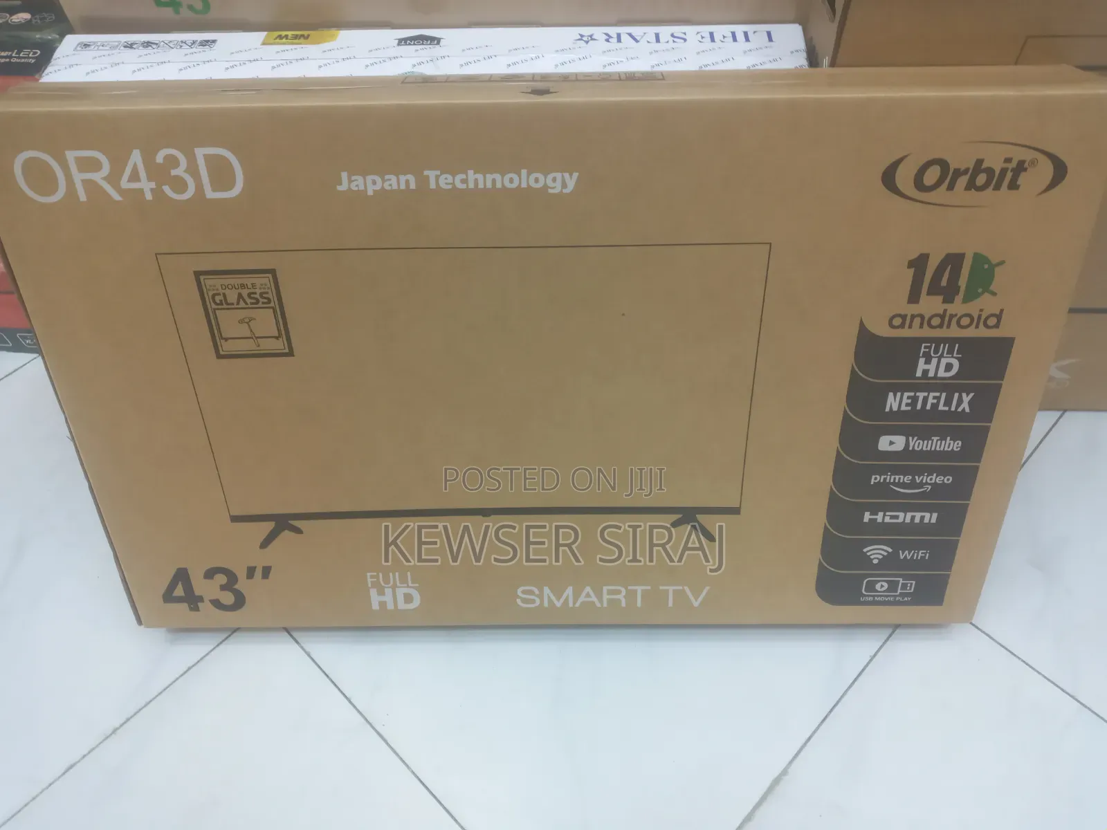 Orbit 43 Inch TV Smart Android TV