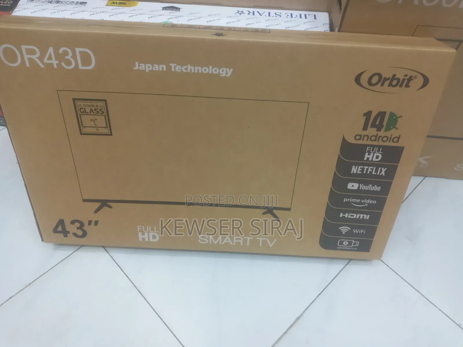 Orbit 43 Inch TV Smart Android TV