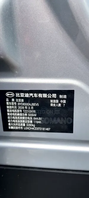 New BYD Tang EV 2025 Silver