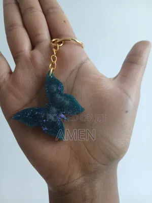 Butterfly Epoxy Keychains