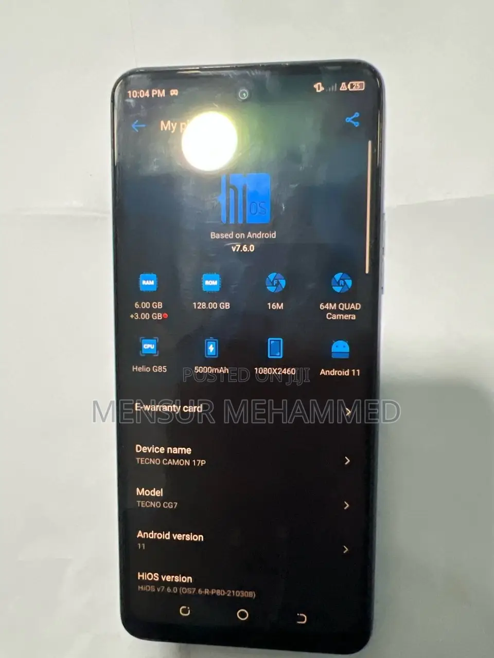 Tecno Camon 17 Pro 256 GB Black