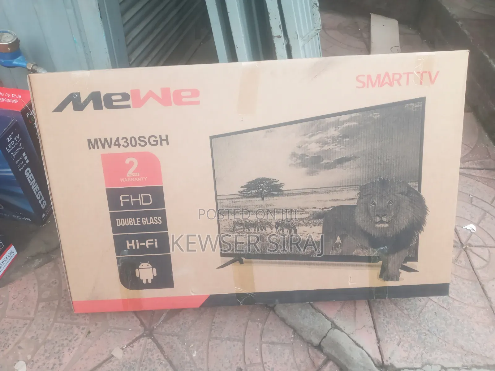 Mewe TV 43inch Smarte Andiroid TV