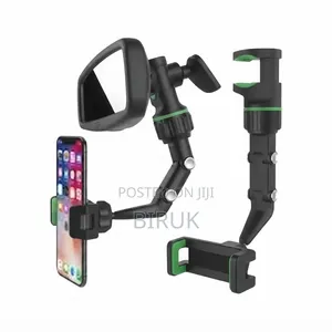 Rearview Mirror Phone Holder