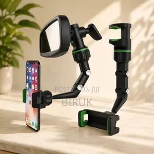 Rearview Mirror Phone Holder