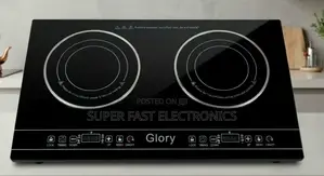 Glory Ceramic Stove Double Electric Hot Plate 2-Burner Ceramic Cooker