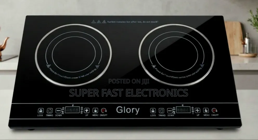 Glory Ceramic Stove Double Electric Hot Plate 2-Burner Ceramic Cooker