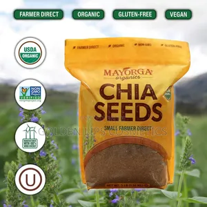 Mayorga Organic Chia Seeds USDA Organic Non GMO 1.36kg