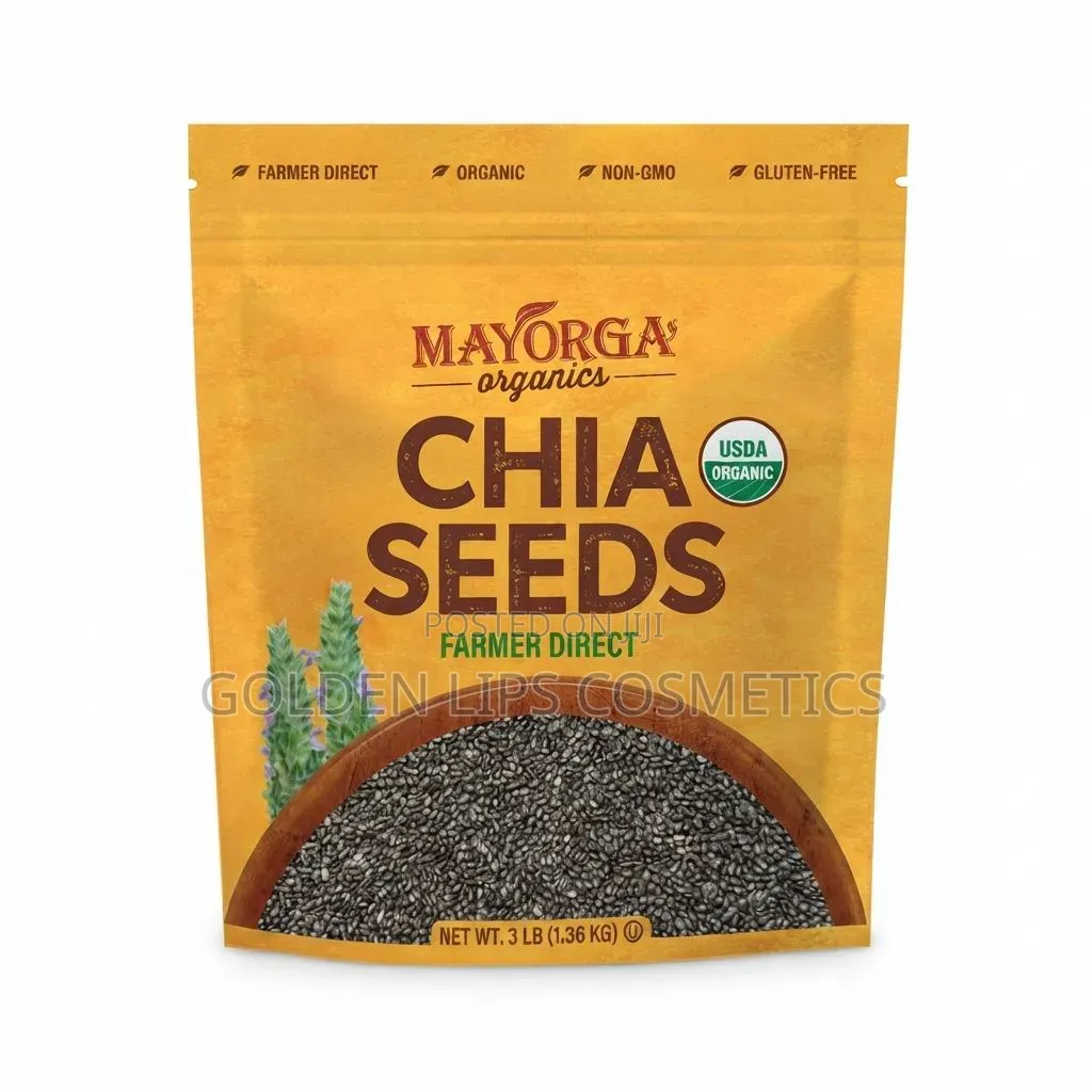Mayorga Organic Chia Seeds USDA Organic Non GMO 1.36kg