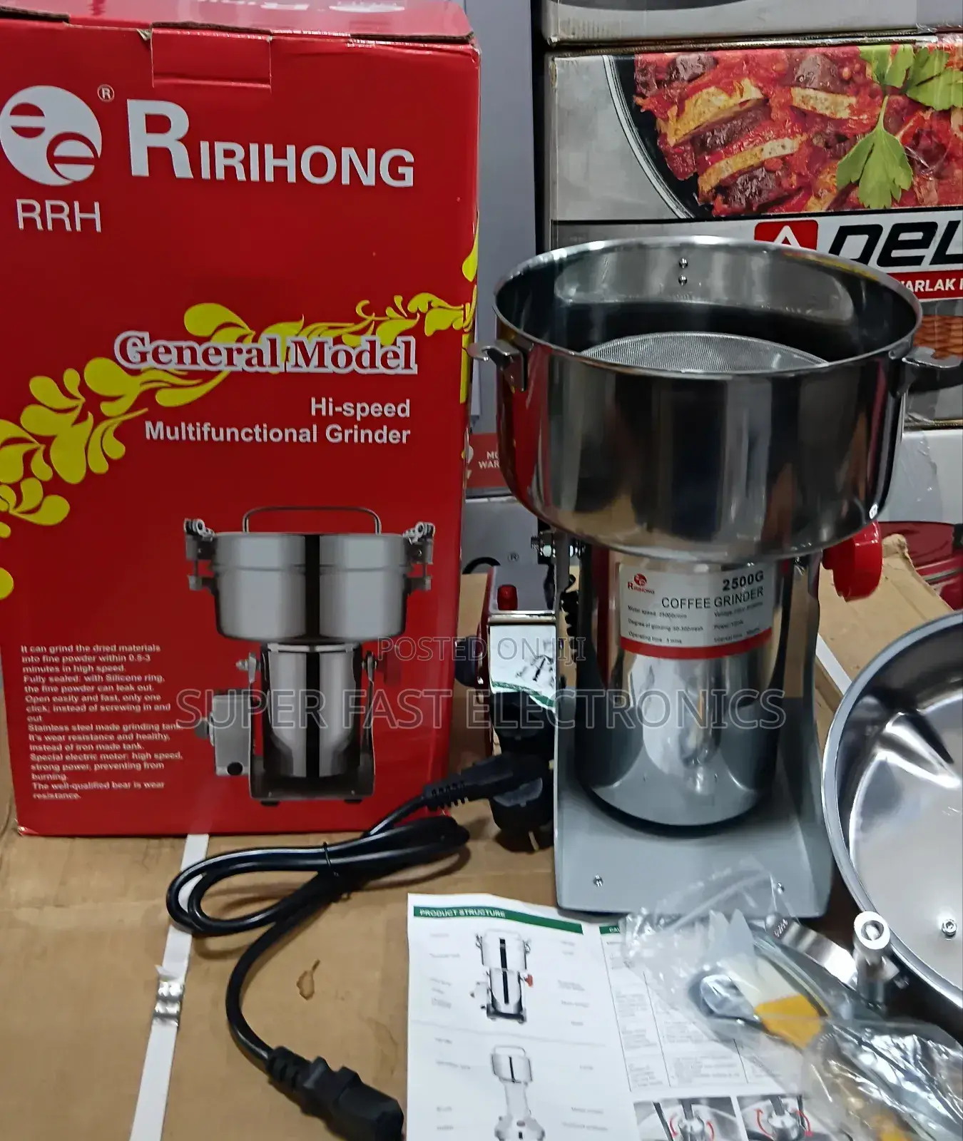 Original Coffee Grinder Hi-Speed Multifunctional 2500G General Model