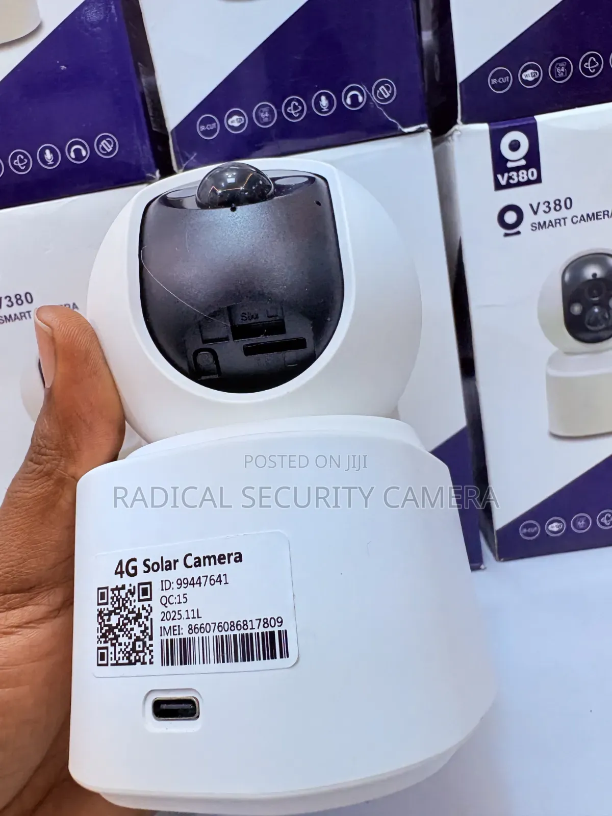 4G SIM ባትሪ ካሜራ V380 Indoor Security Camera | Wireless CCTV Home