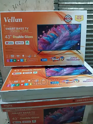 43"Inch Vellum Android 14.2026"New TV