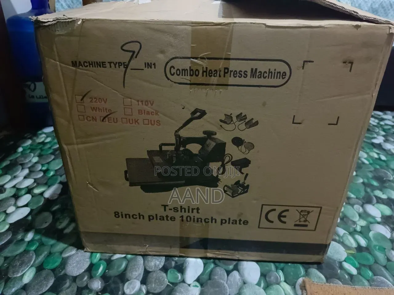 Professional 9-in-1 Heat Press Machine/9-in-1 የሙቀት ማተሚያ ማሽን