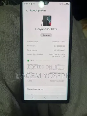 Samsung Galaxy S22 Ultra 128 GB Black