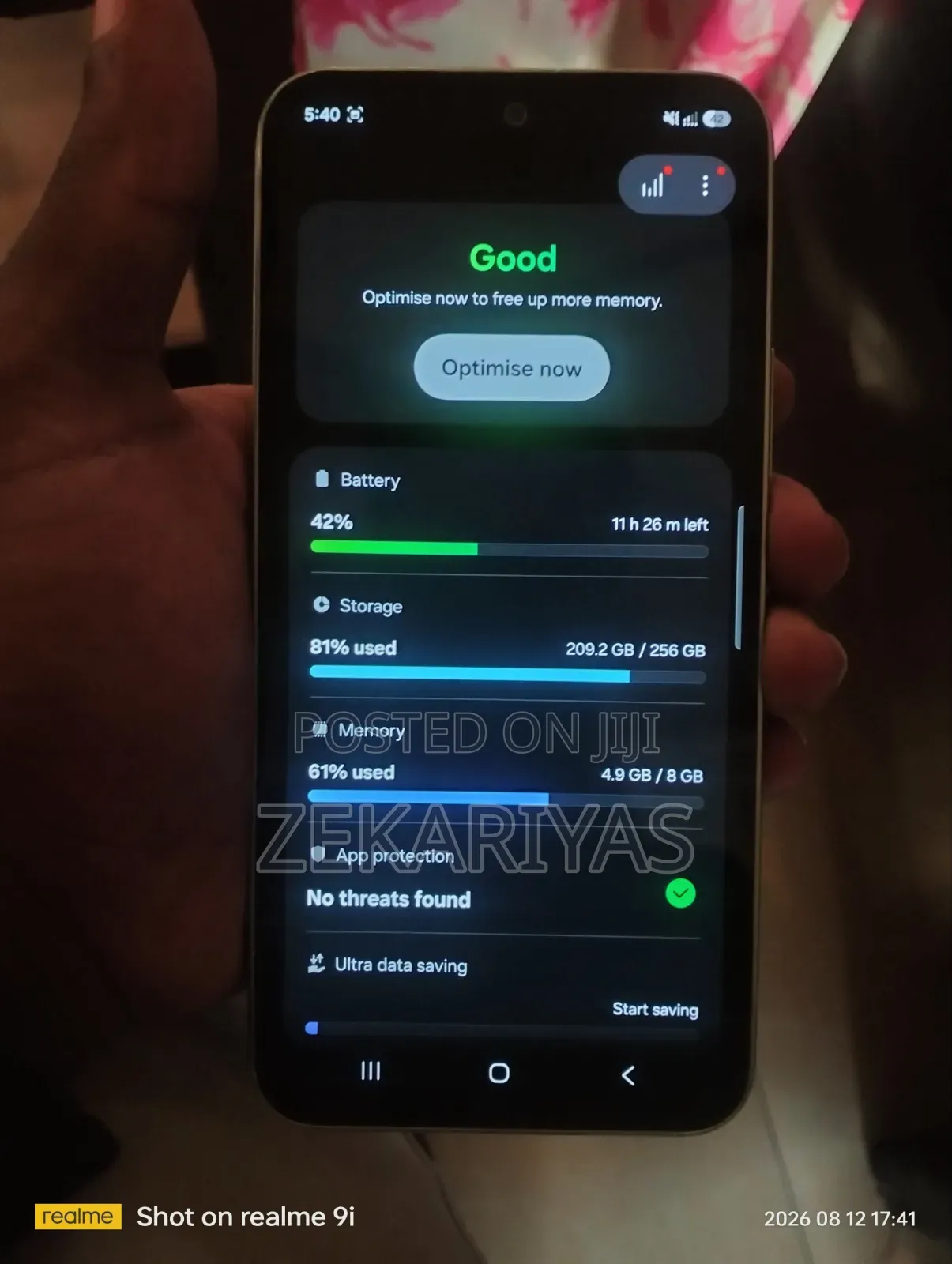 New Samsung Galaxy A54 5G 256 GB Green
