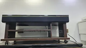 Modern Vintage Integrated Soundbar TV Stand Media Console