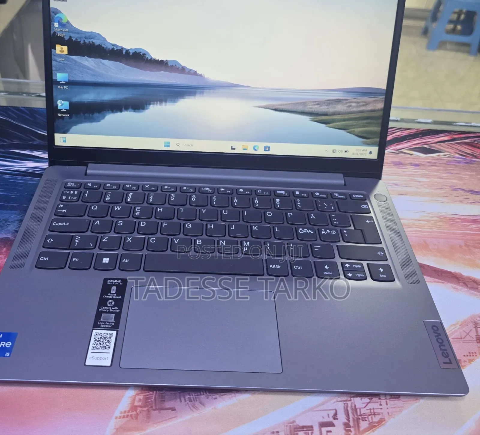 New Laptop Lenovo 8GB Intel Core i5 SSD 512GB