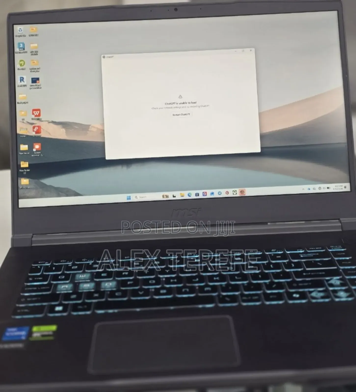 New Laptop MSI Katana 15 16GB Intel Core i5 SSD 1T