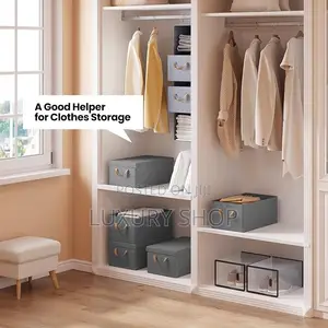 Dust Proof Foldable Storage Box With Lid