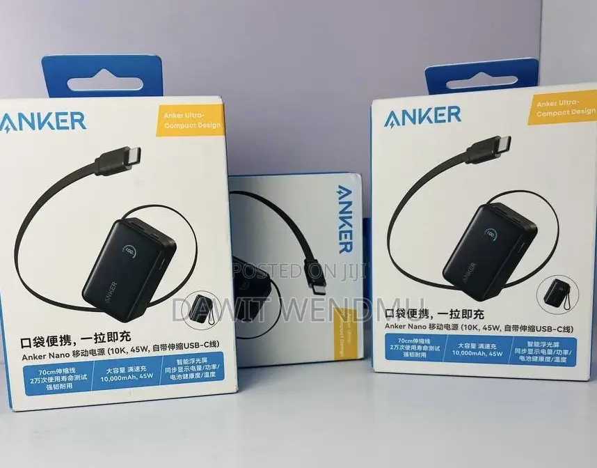  Anker Compact 45W Mini Power Bank 10000 mAh 