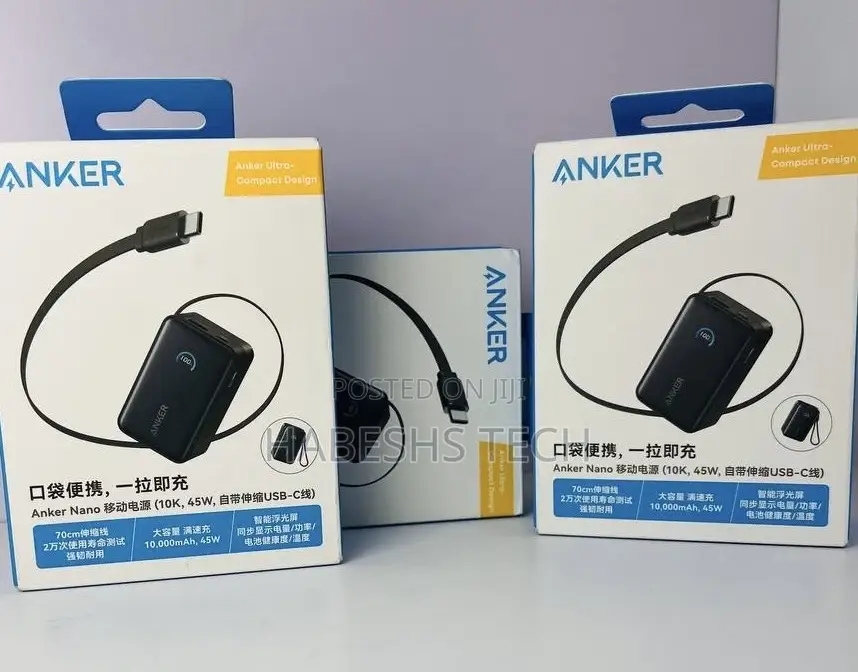  Anker Compact 45W Mini Power Bank 10000 mAh 