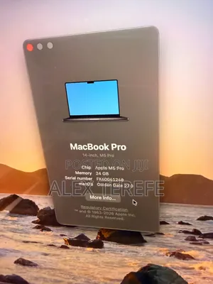 New Laptop Apple MacBook Pro 2026 M5 Pro 16GB Apple M5 Pro SSD 1T