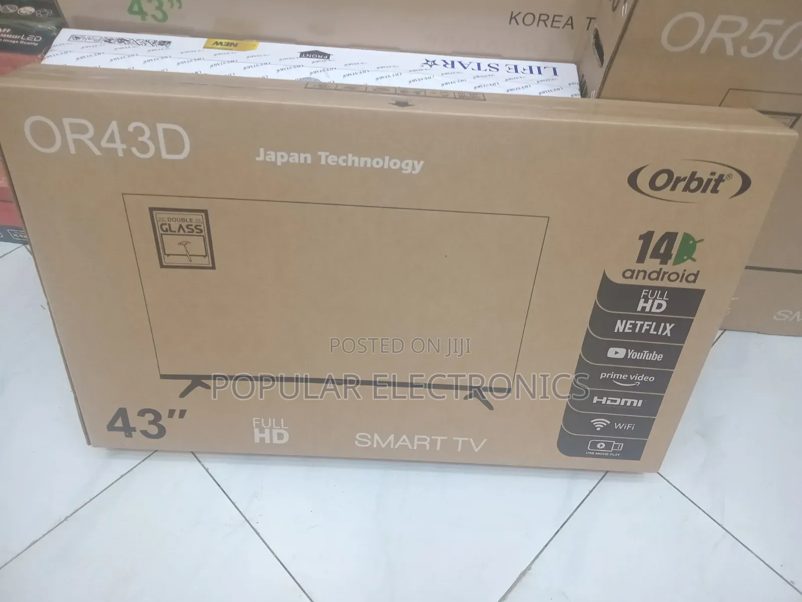 Orbit TV 43inch Smart Android TV New 20 26 Model