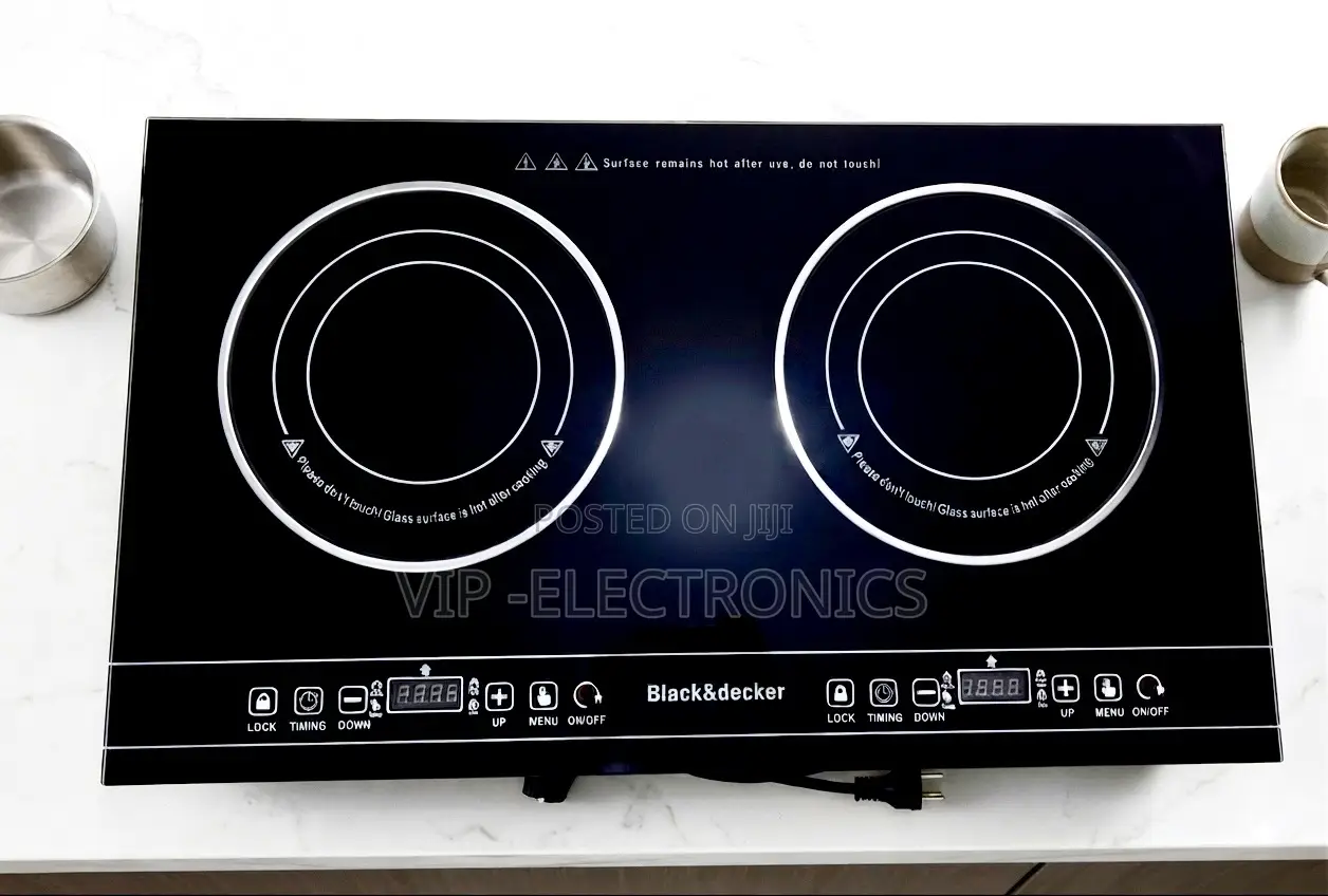 Black+Decker Ceramic Stove Double Electric Ceramic Cooker – 2 Burner