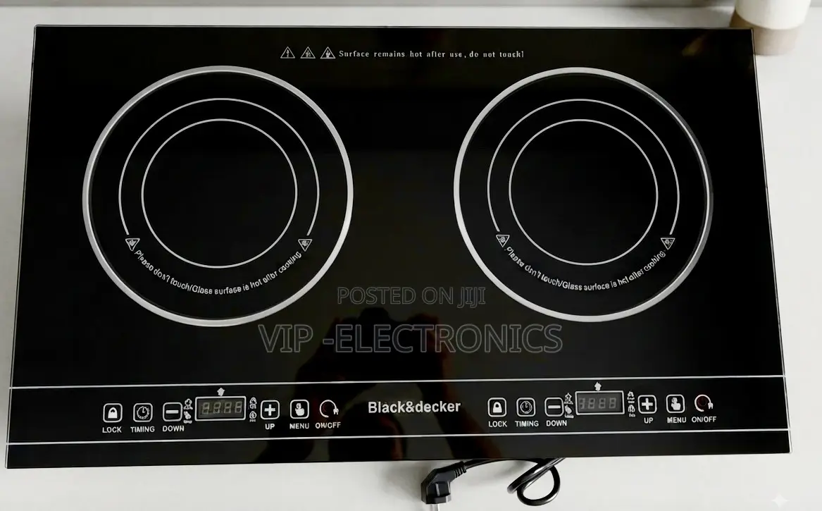 Black+Decker Ceramic Stove Double Electric Ceramic Cooker