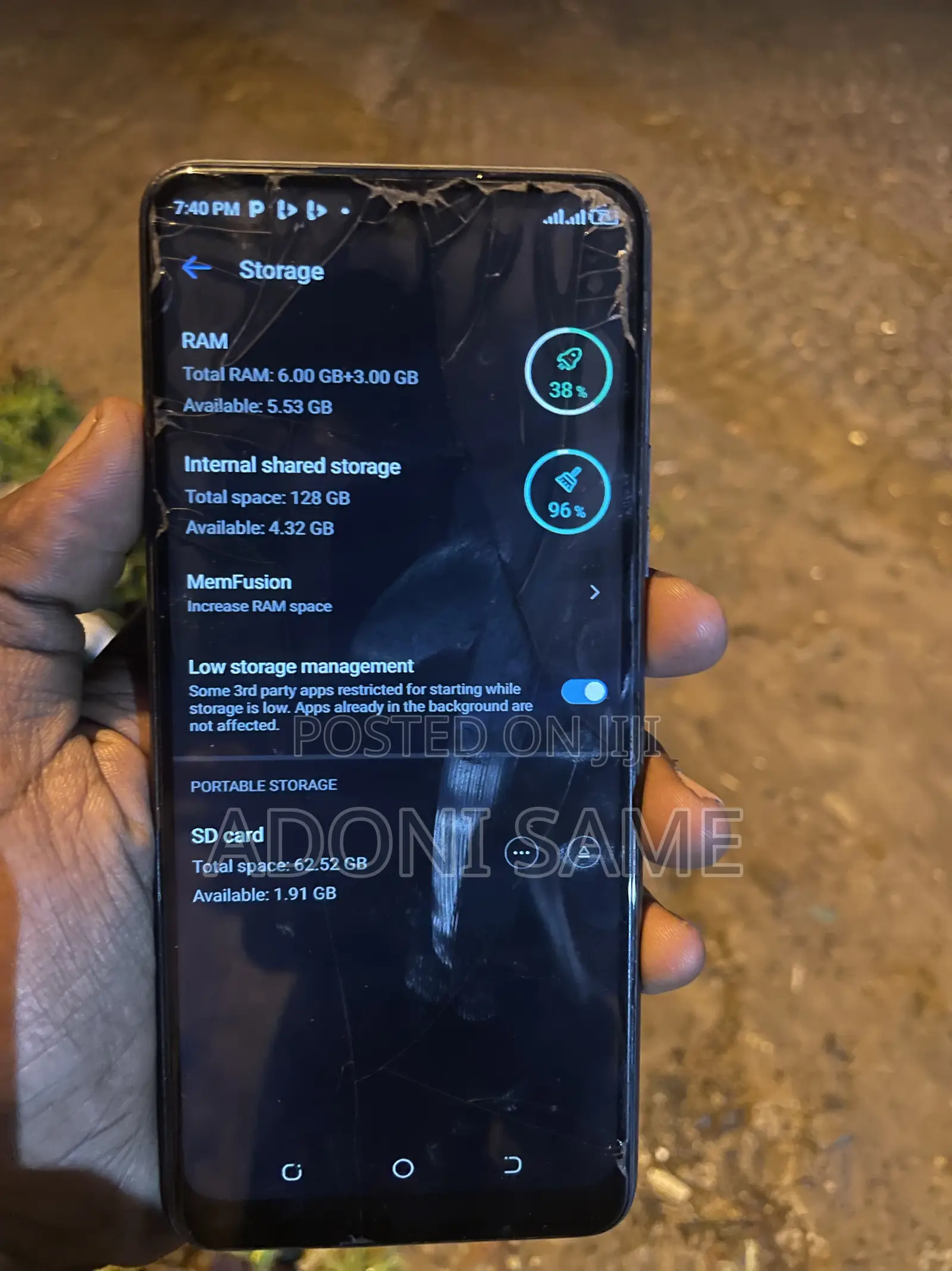 Tecno Camon 17P 128 GB Blue
