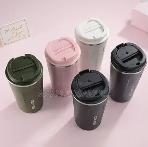 Stainless Steel Insulated Travel Mug Inside Car Cup Holder Tumbler