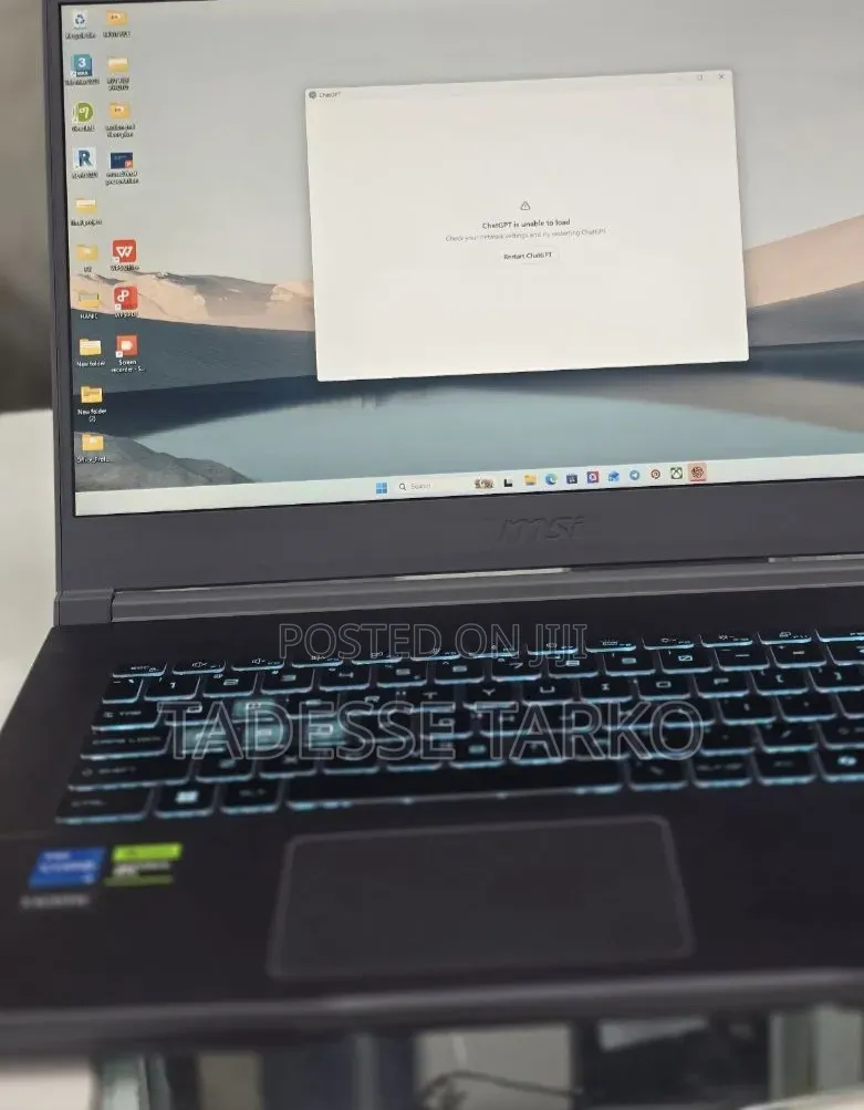 New Laptop MSI GF75 Thin 16GB Intel Core i5 SSD 1T