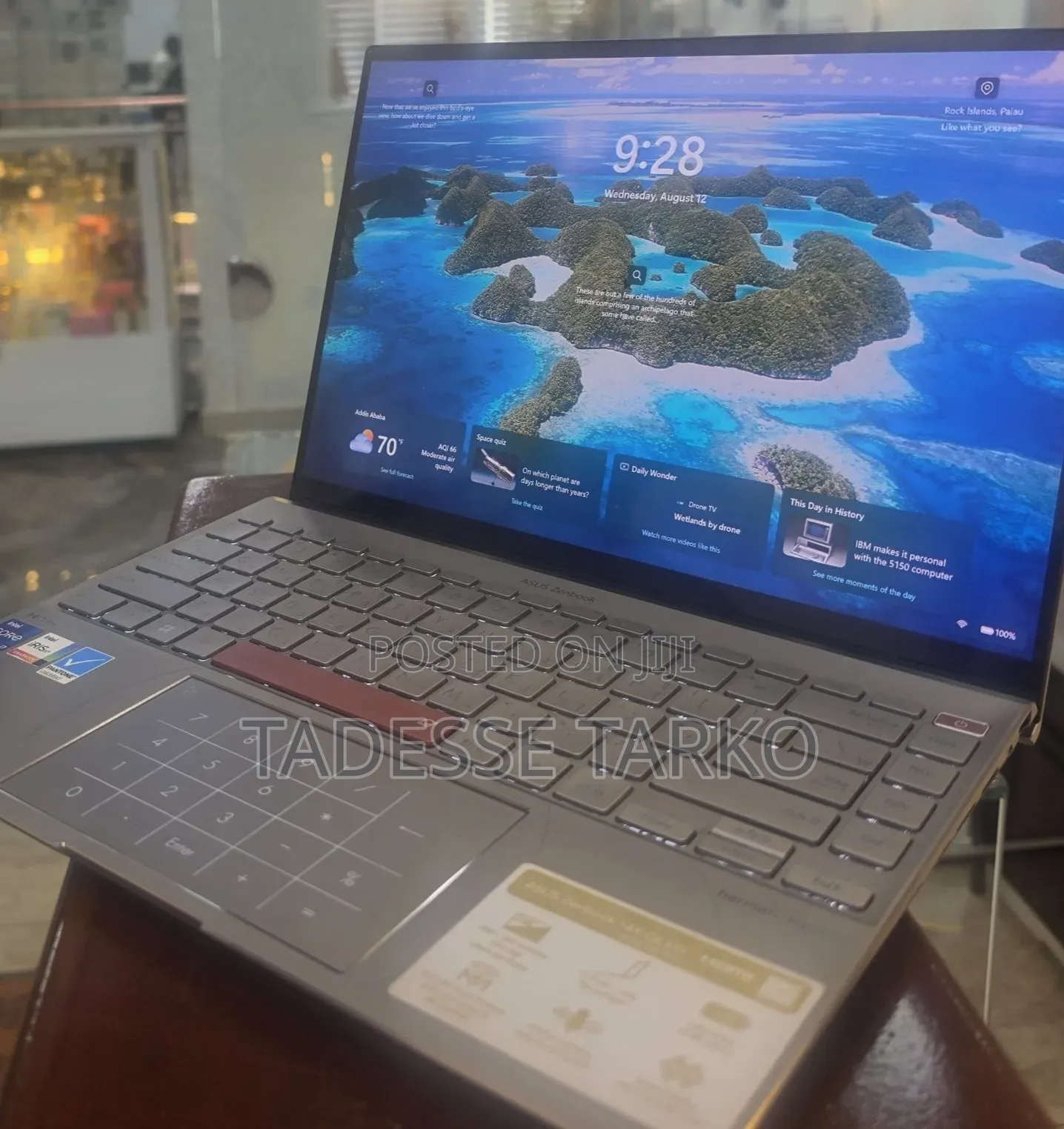New Laptop Asus Zenbook 14 16GB Intel Core i7 SSD 512GB