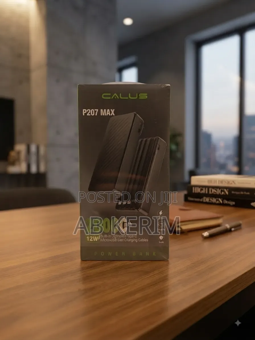 Original Calus 20000mAh Power Bank Multiple Built-in Charging Cables