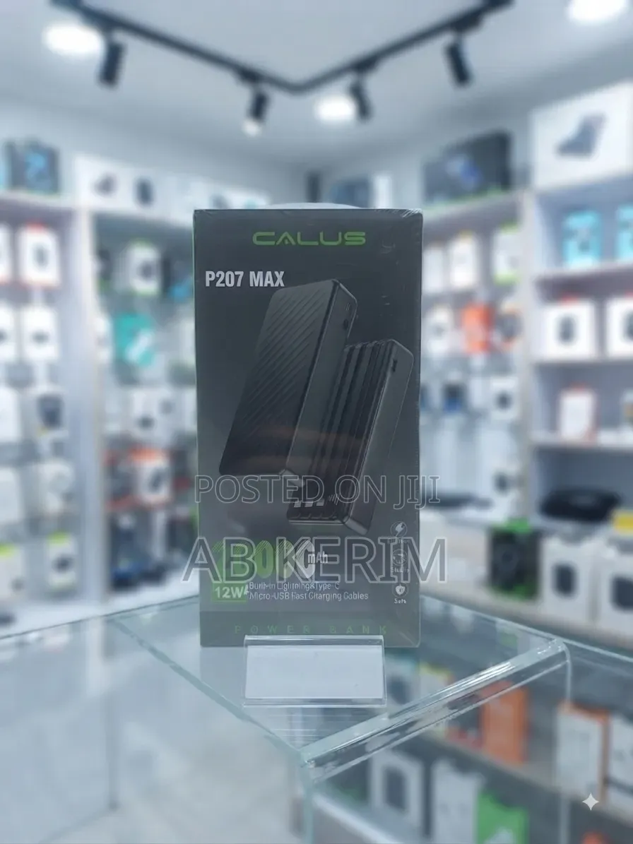 Original Calus 20000mAh Power Bank Multiple Built-in Charging Cables